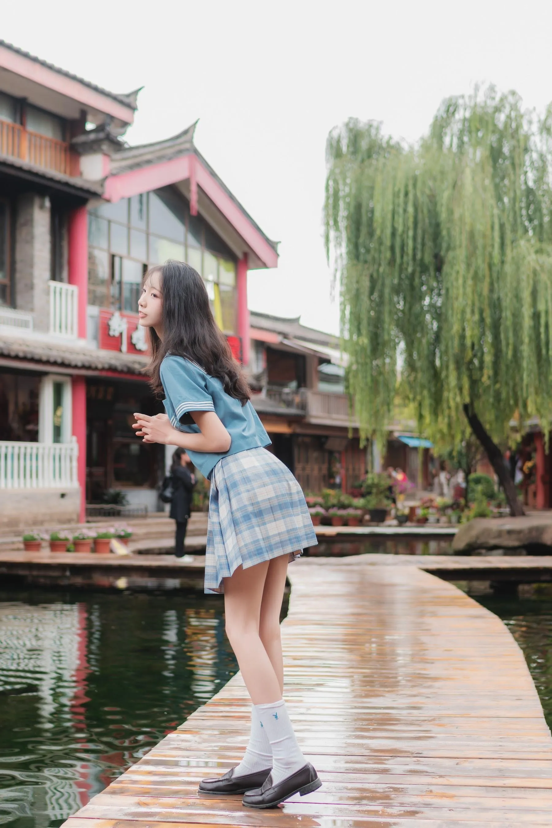 西瓜少女 NO.001 丽江写真JK [45P]插图7